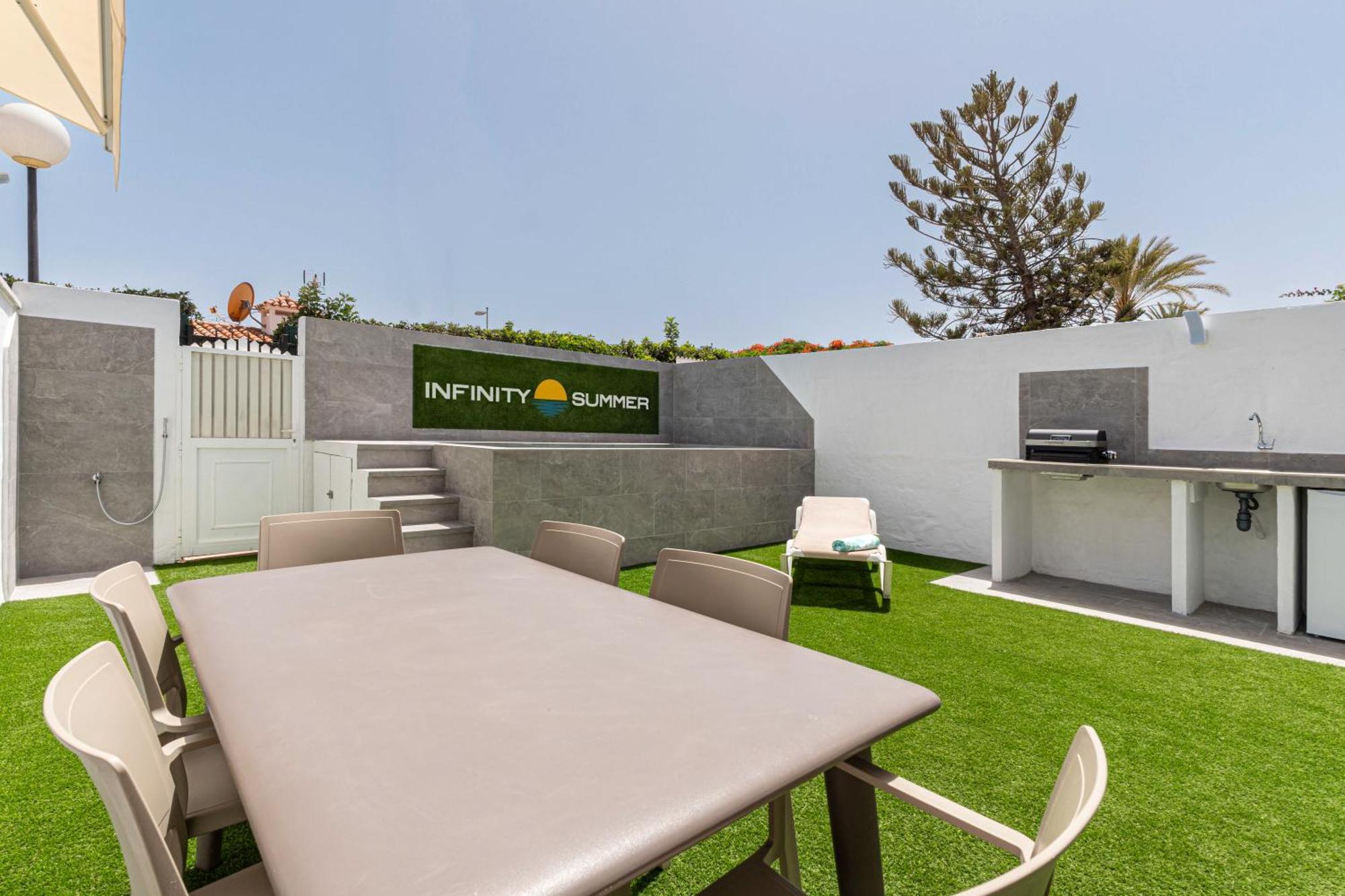 Bungalow vacacional Los Porches en Playa del Inglés San Bartolomé Esterno foto